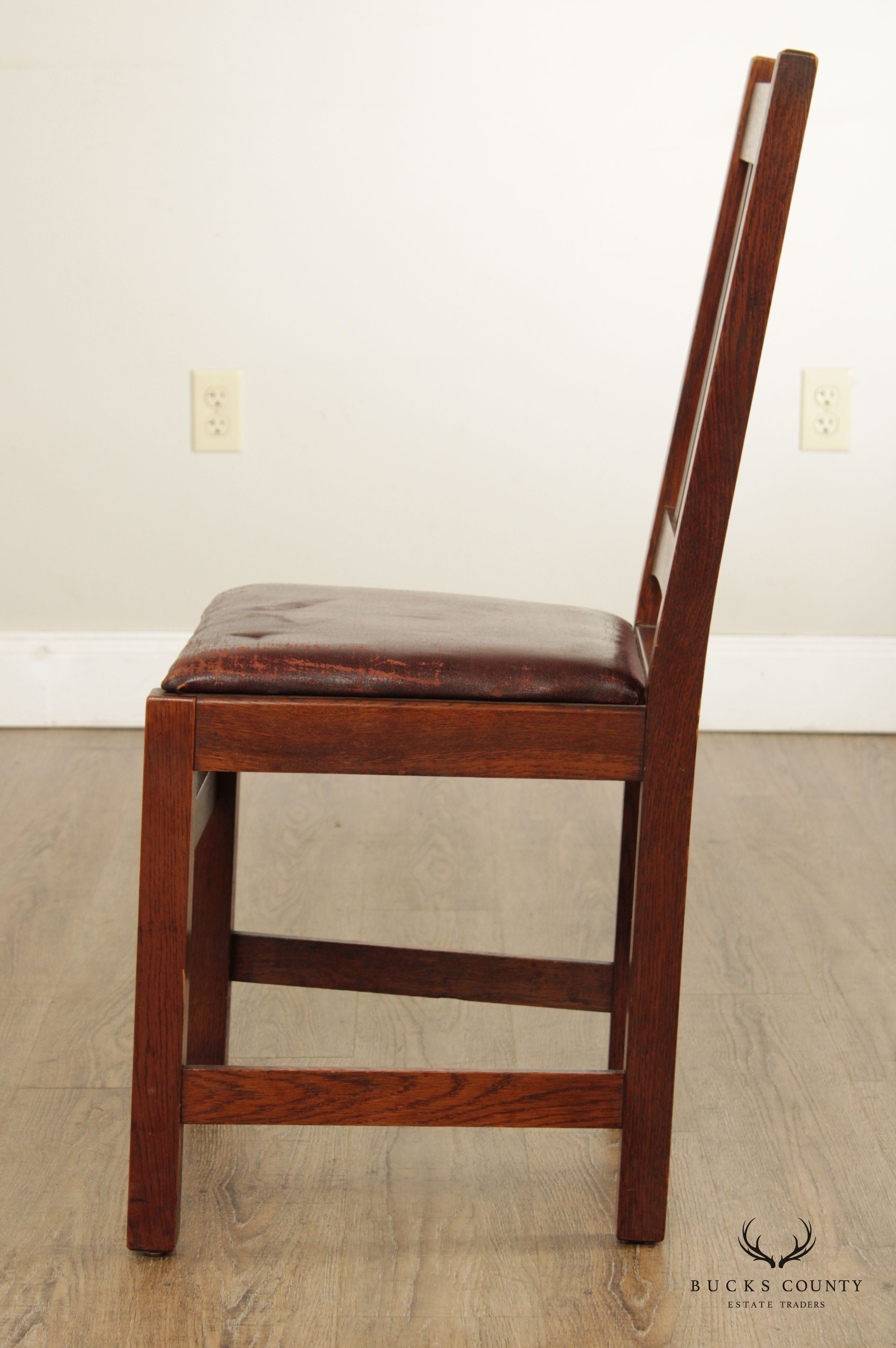 Limbert Antique Mission Oak Side Chair