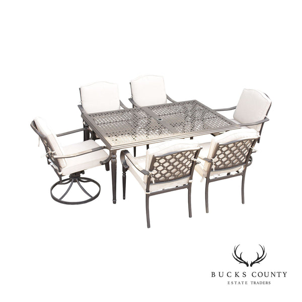 Hampton Bay Steel 7-Piece Outdoor Patio Dining Set