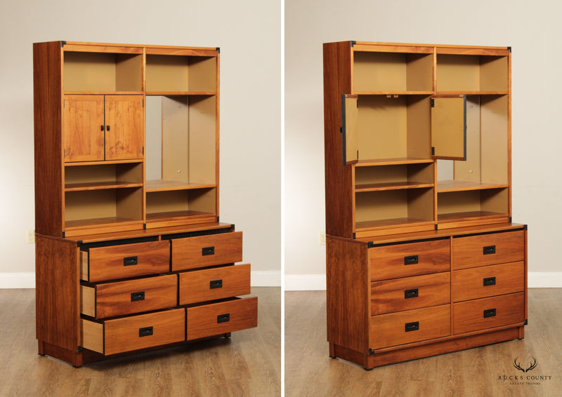 Drexel Mid Century Modern 'Modulus' Chest of Drawers With Bookcase