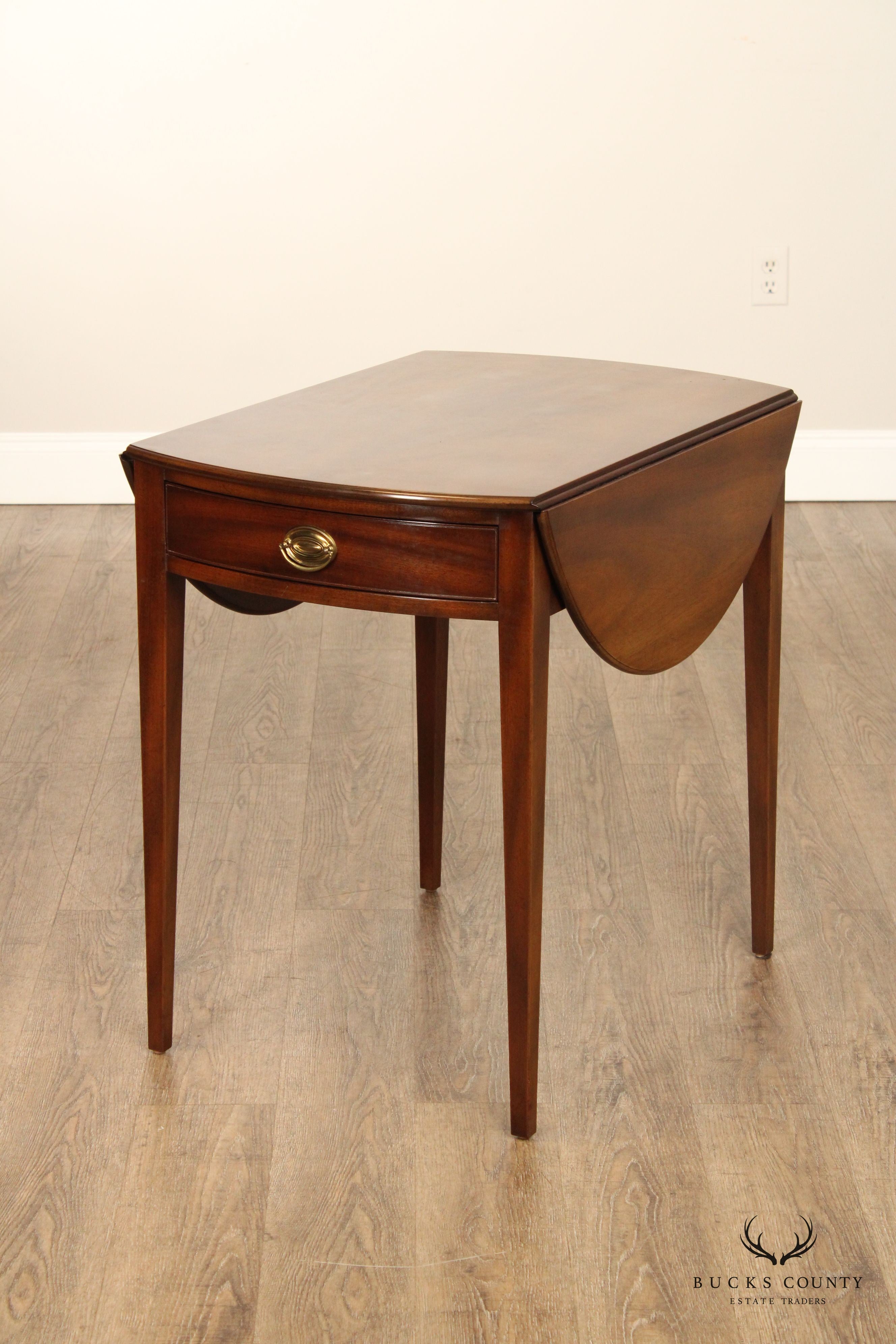 Kittinger Williamsburg Adaptation Mahogany Pembroke Side Table