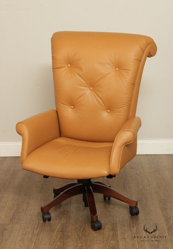 Leathercraft Tufted Leather Executive Office Armchair (G)