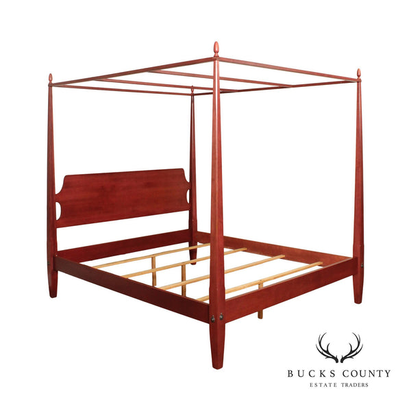 Ethan Allen 'Country Colors' California King Poster Canopy Bed