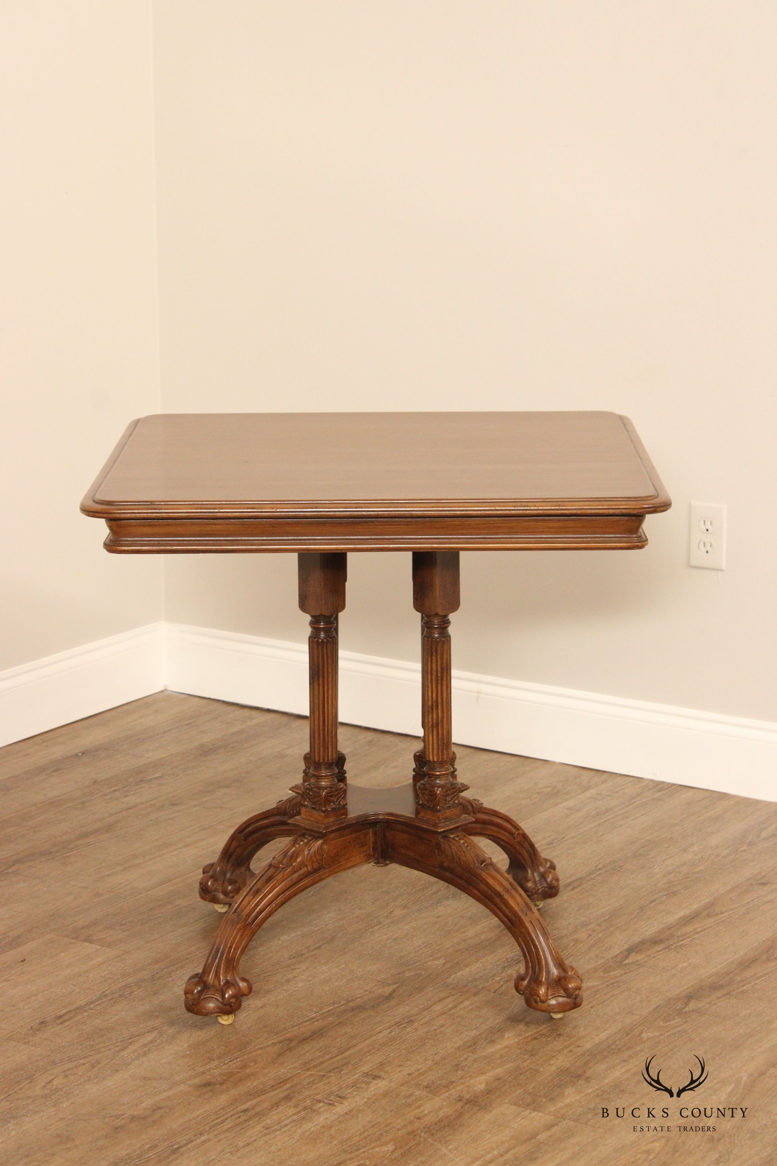 Renaissance Revival Carved Parlor Table