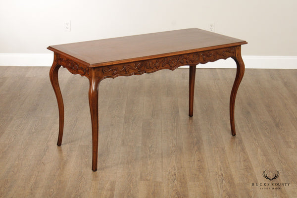 Widdicomb French Country Style Carved Fruitwood Writing Desk