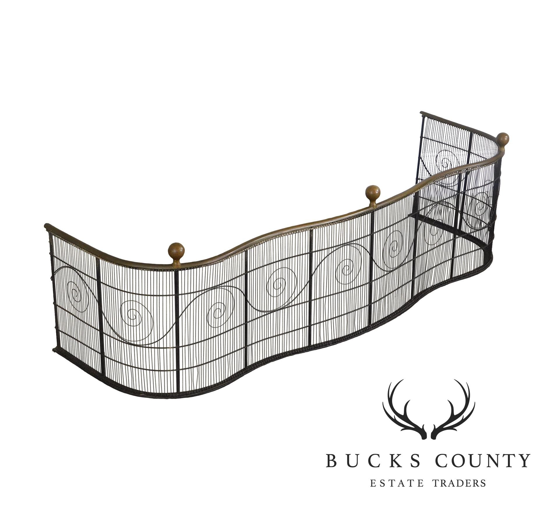 Antique 19th Century Regency Fireplace Fender