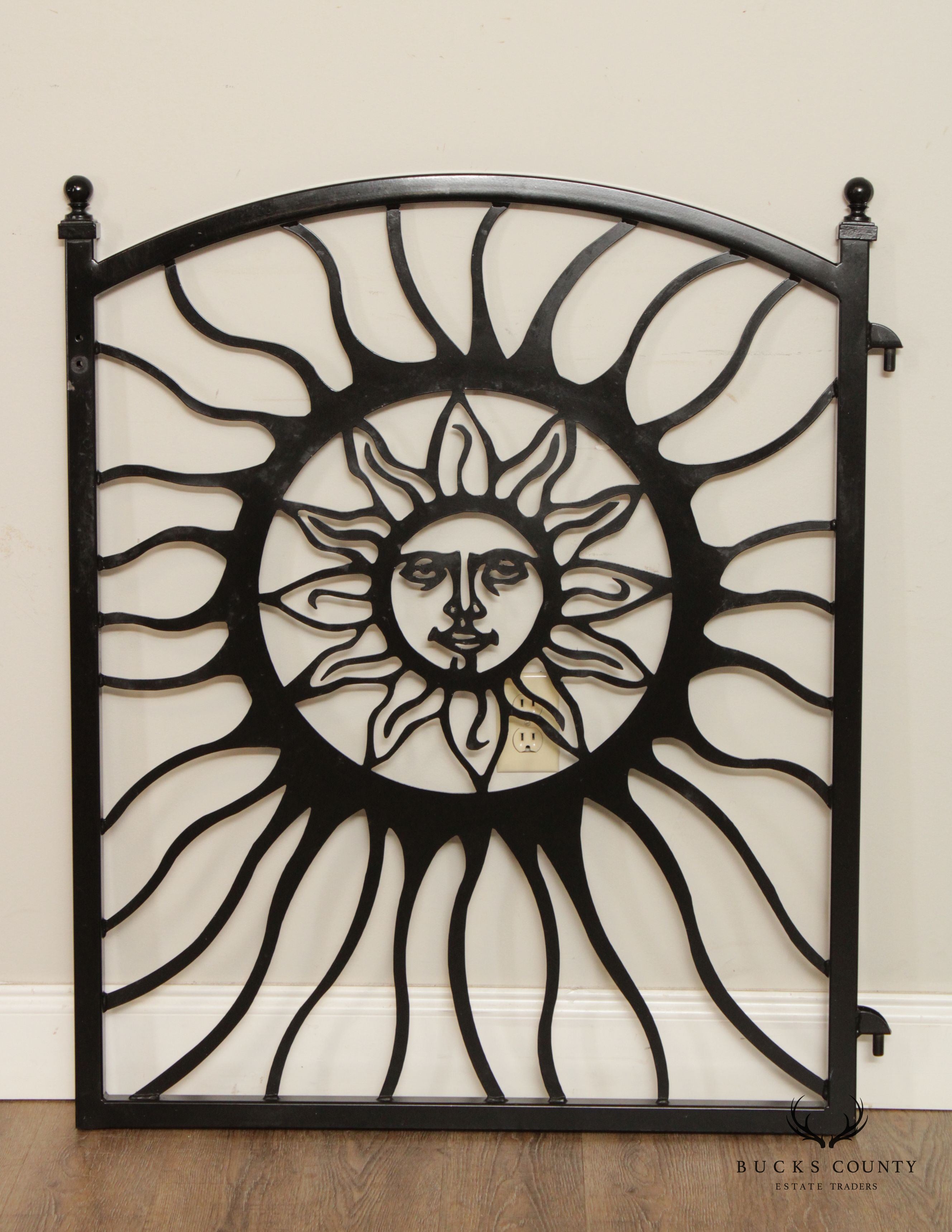 Two Modern Ironworks Steel Garden Gates