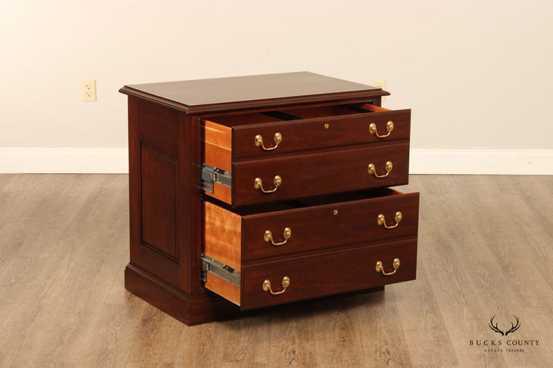 Harden Traditional Cherry File Cabinet Chest