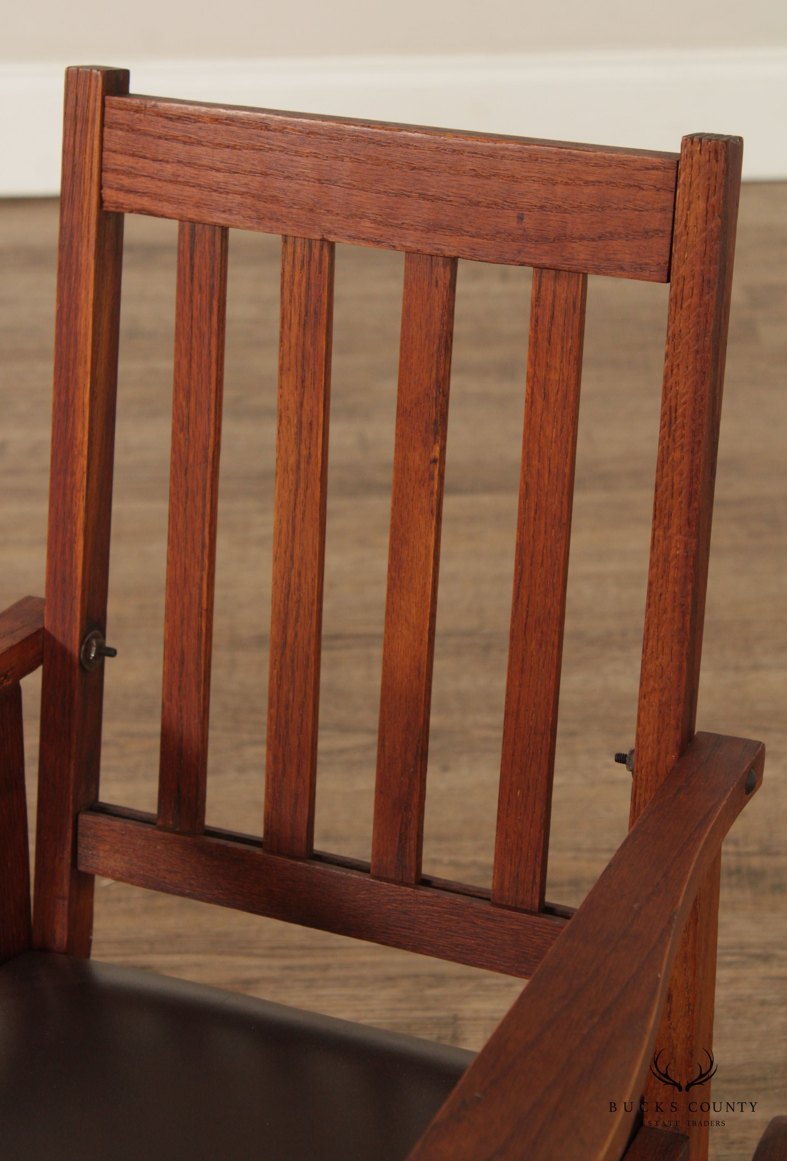 Antique Mission Oak Children's Rocking Chair