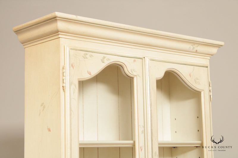 Ethan Allen Country French Paint Decorated Secretary Desk