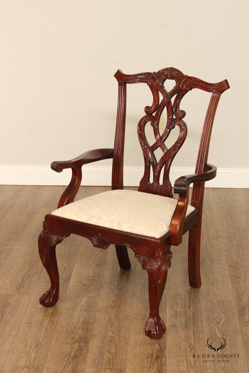 Stanley Furniture Set of Six Mahogany 'Stoneleigh' Dining Chairs