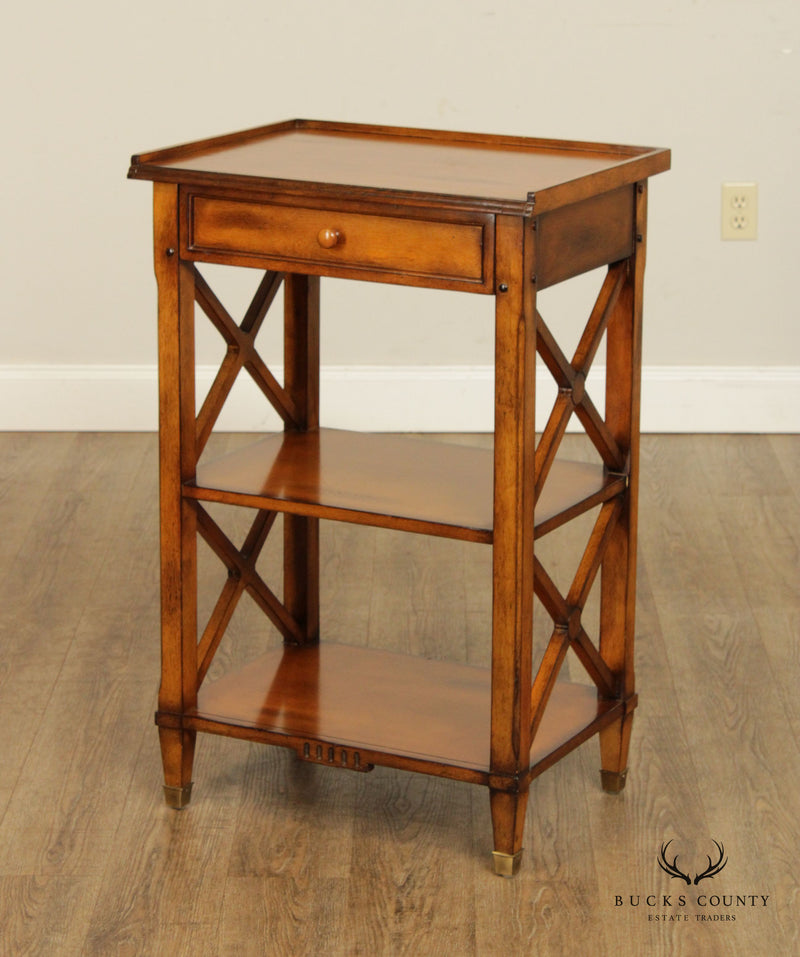 Accents Beyond Rustic Style X-Base End Table