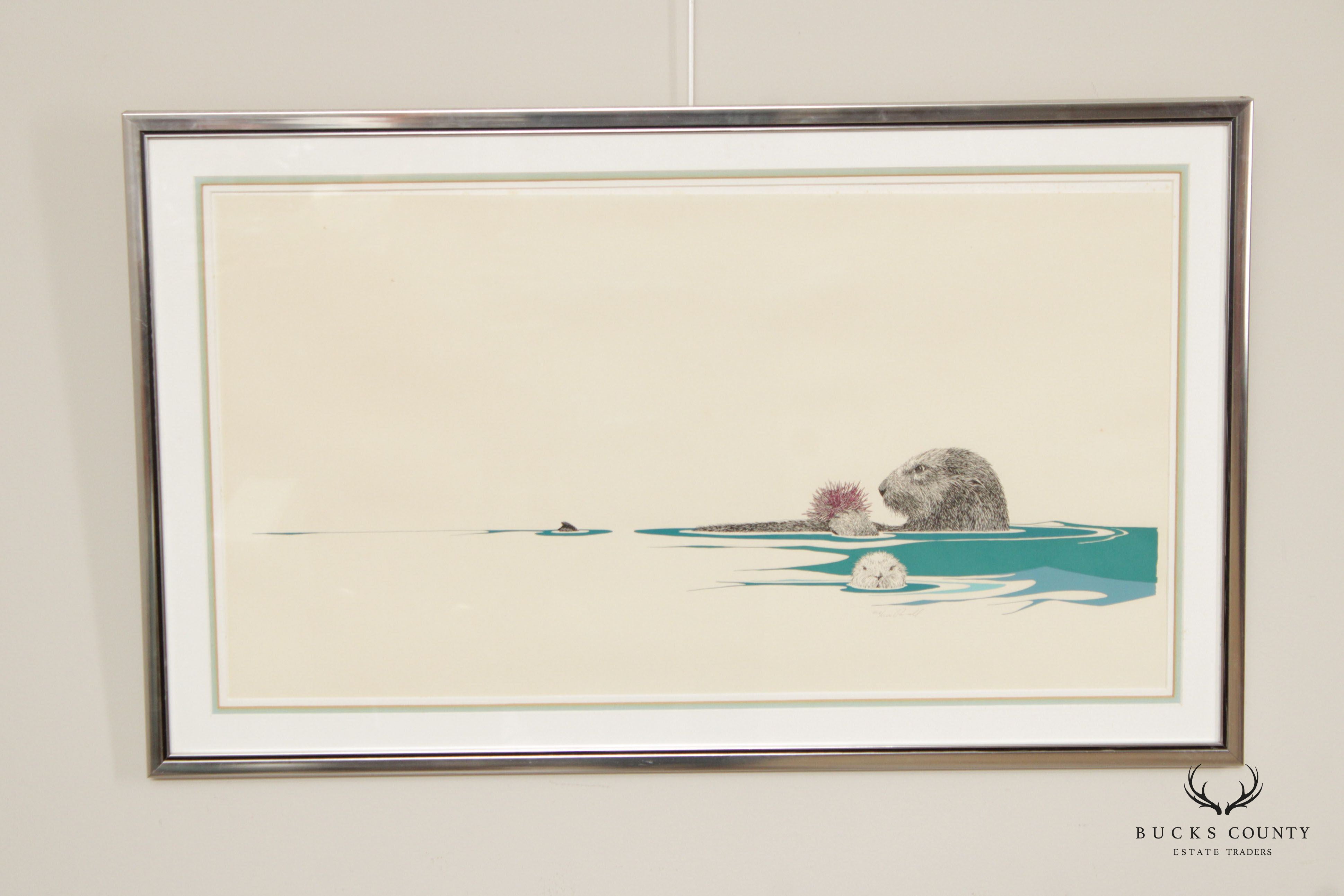 Peter Parnall "Sea Otter" Serigraph