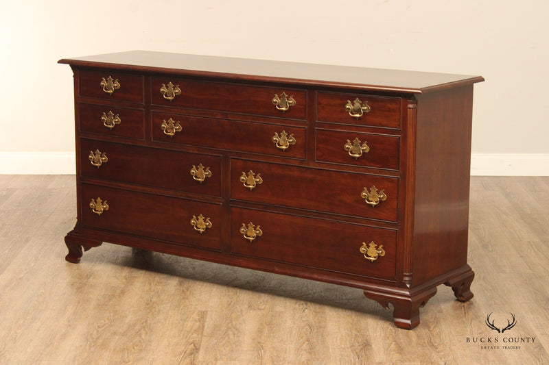 Stickley Chippendale Style Vintage Cherry Long Dresser