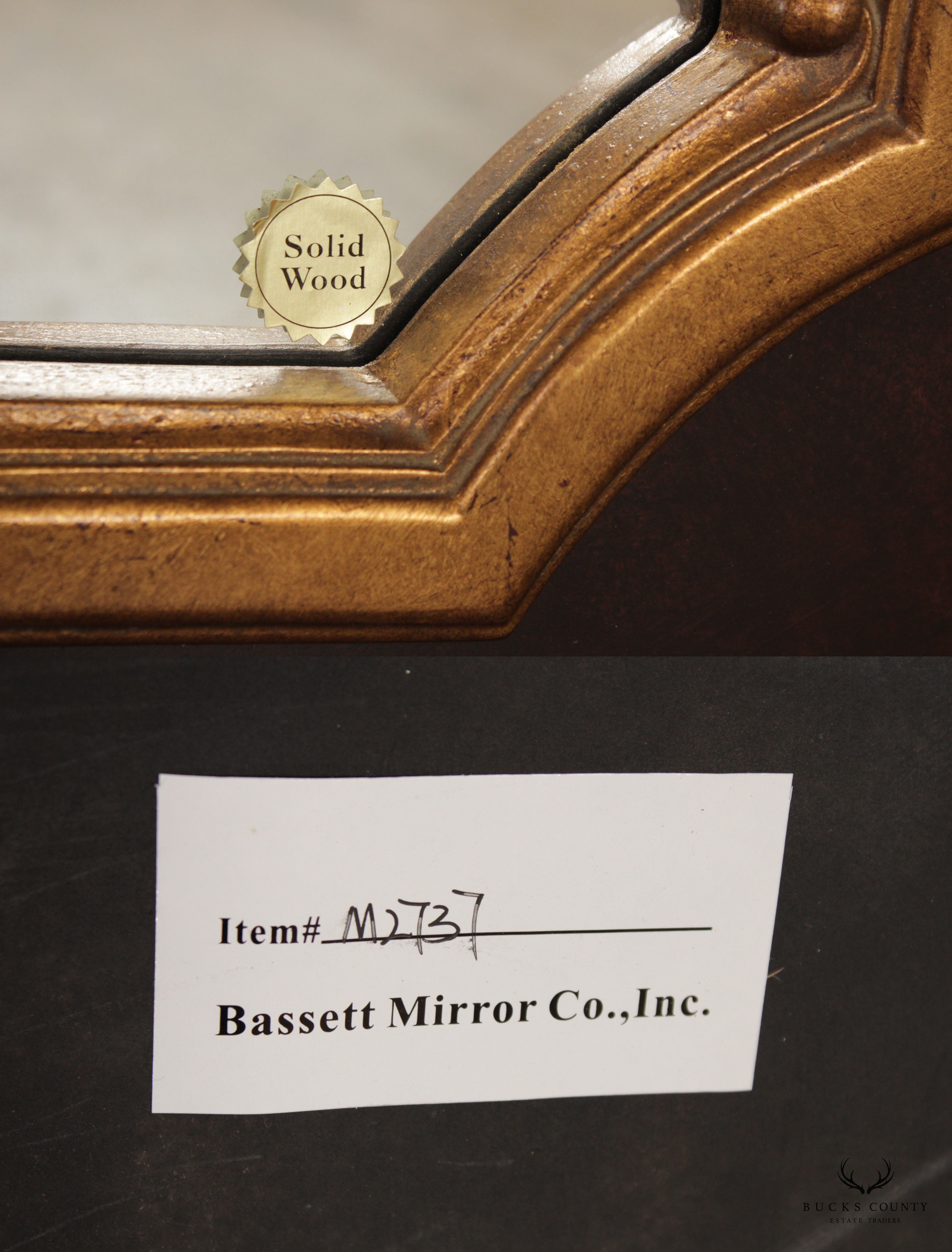 Bassett Rococo Style Giltwood Wall Mirror