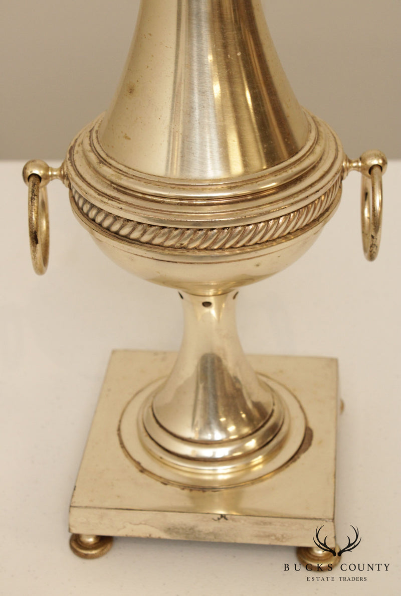 Stiffel Vintage Silvered Table Lamp