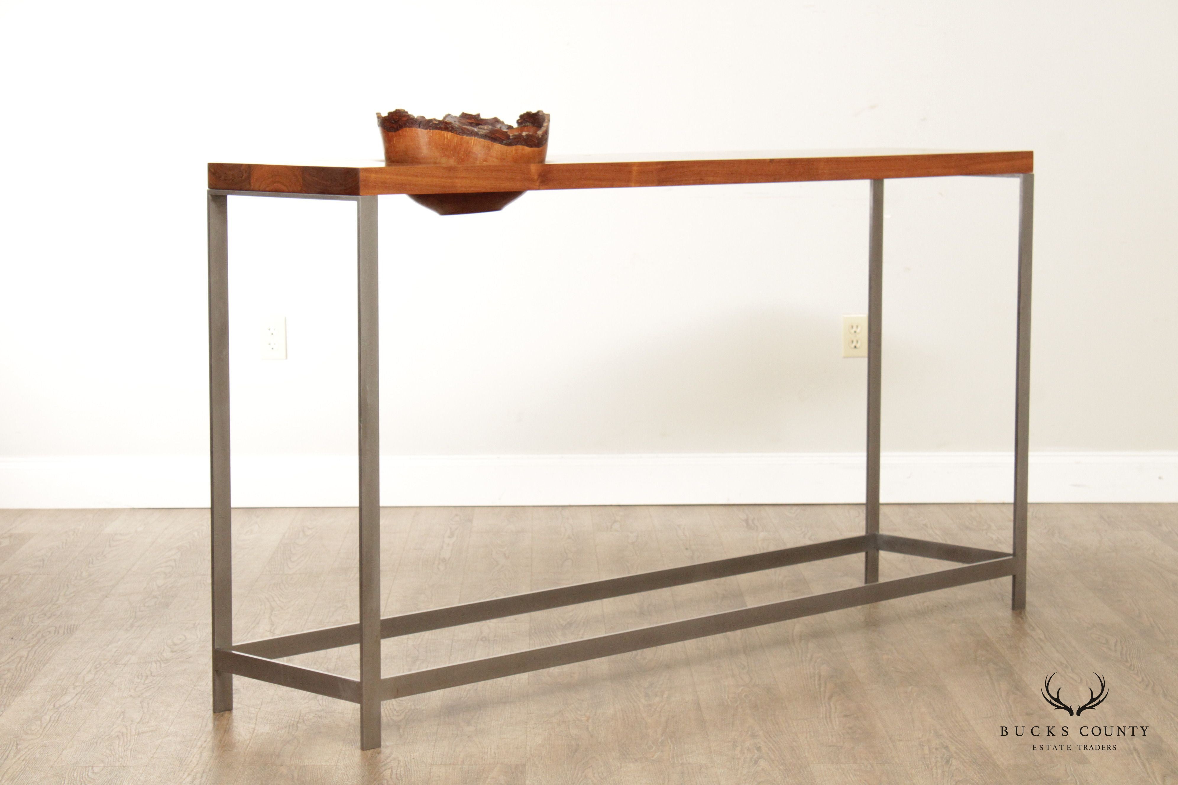 Studio Crafted 72-Inch Black Walnut Console Table