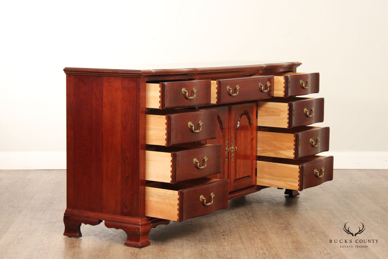 Pennsylvania House Chippendale Style Cherry Long Chest of Drawers