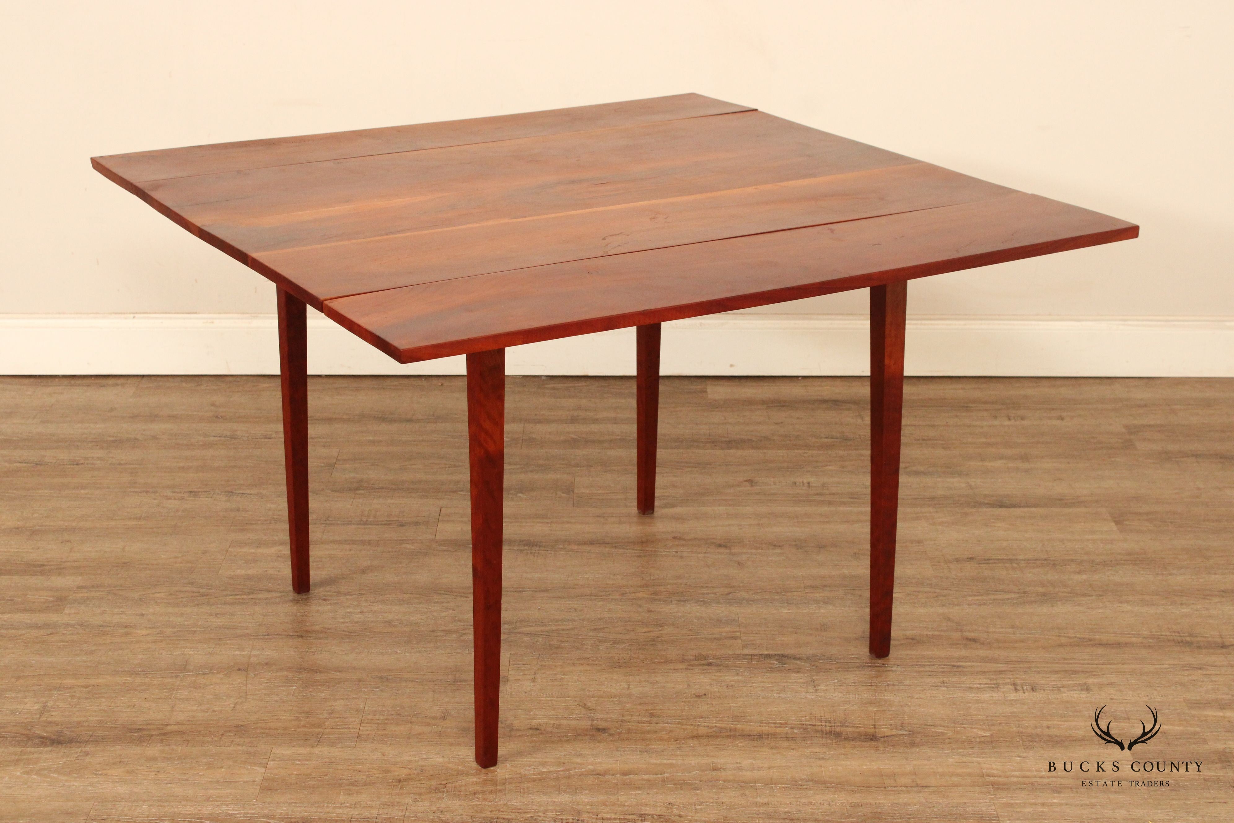 Ray Curran Studio Made Walnut Drop Leaf Dining Table