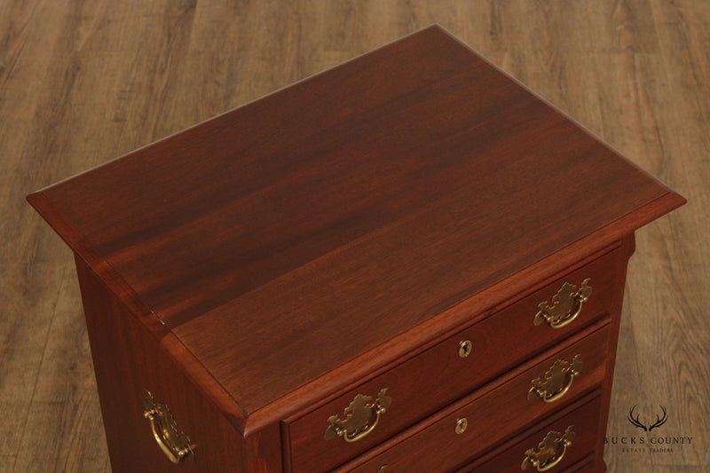 Queen Anne Style Mahogany Silver Chest