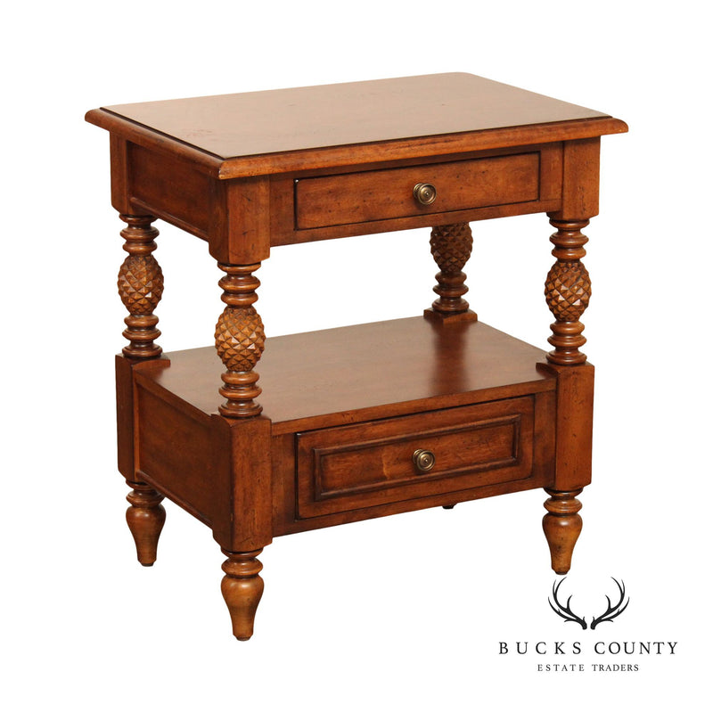 Stanley Furniture Traditional Two Tier End Table