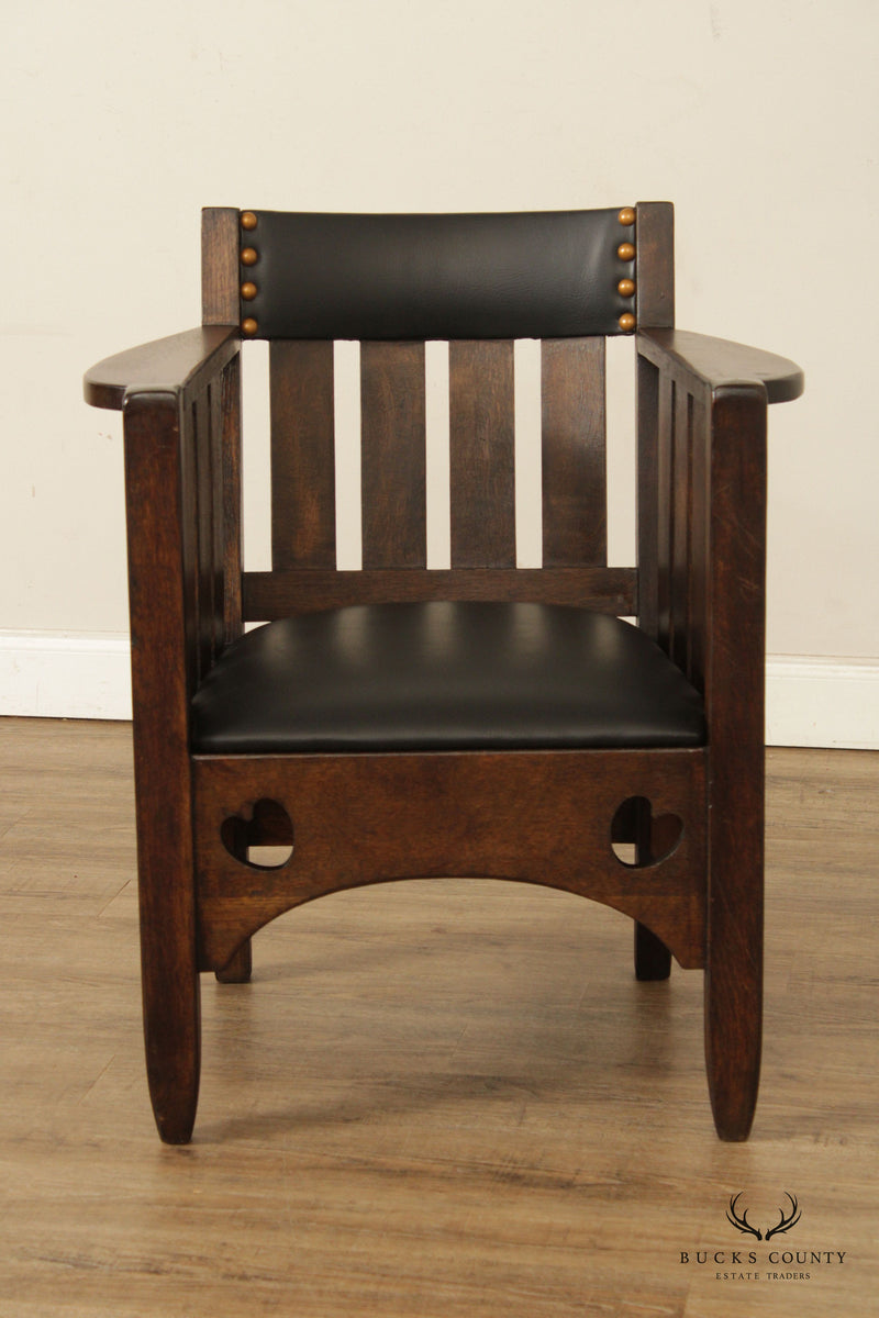 Antique Mission Oak Club Chair