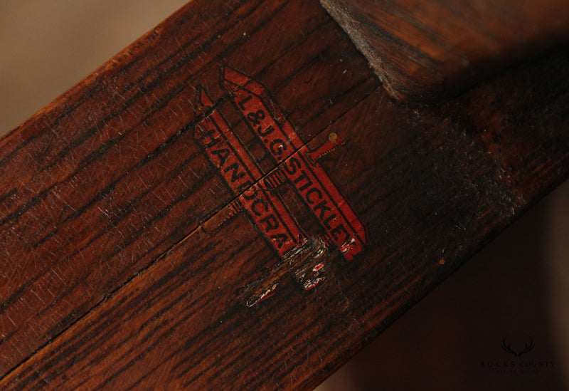 L  & J G Stickley Antique Mission Oak Lamp Table