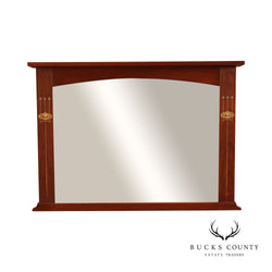 Stickley Mission Collection Harvey Ellis Cherry Mirror with Inlay