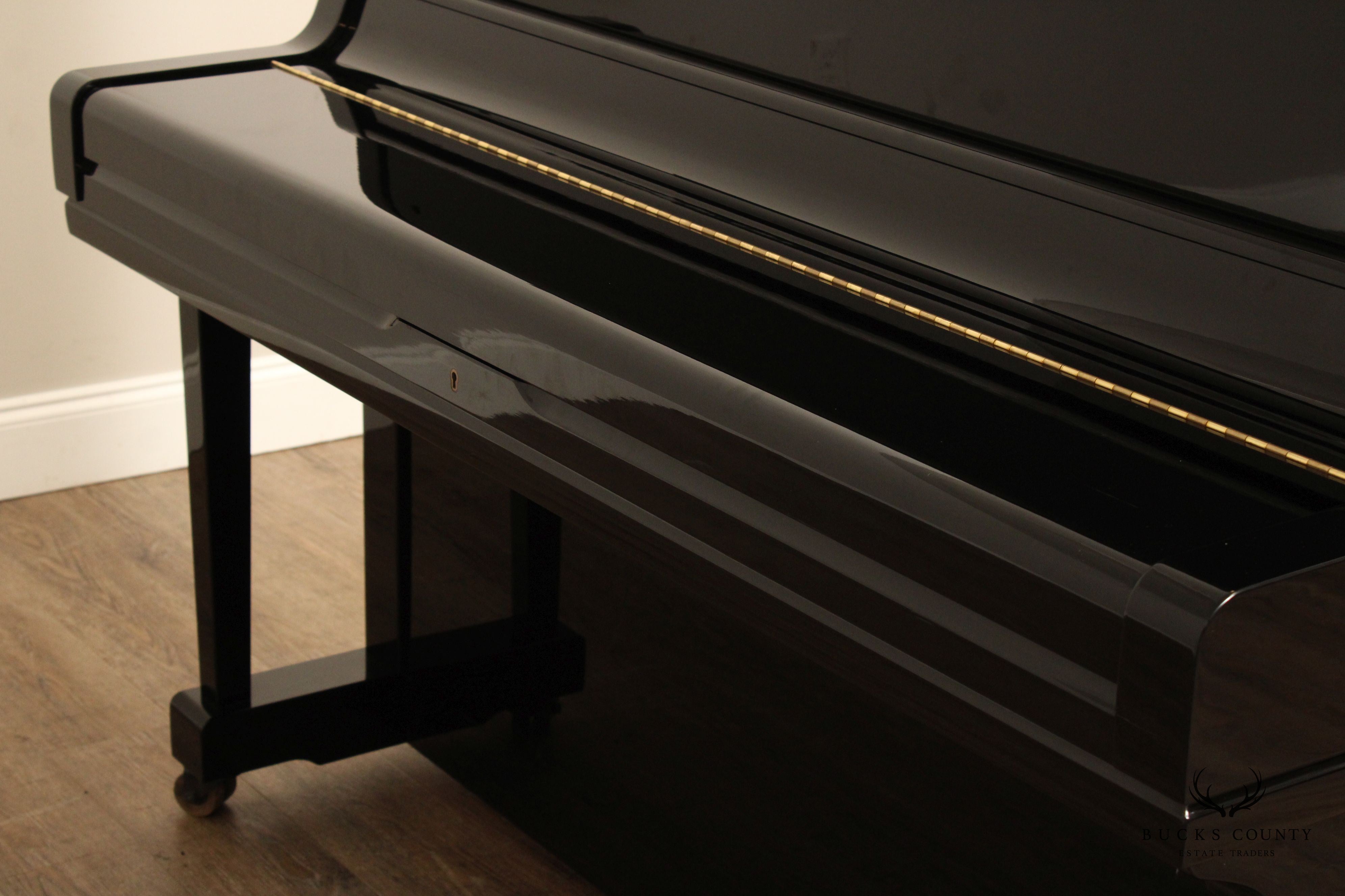 Yamaha 'U3' Ebonized Upright Piano with Bench