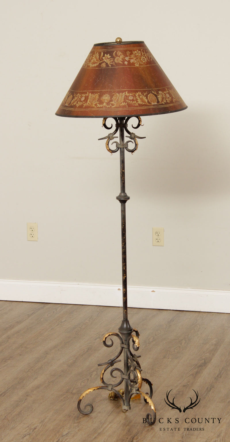 Jene's Collection Quality Wrought Iron Floor Lamp
