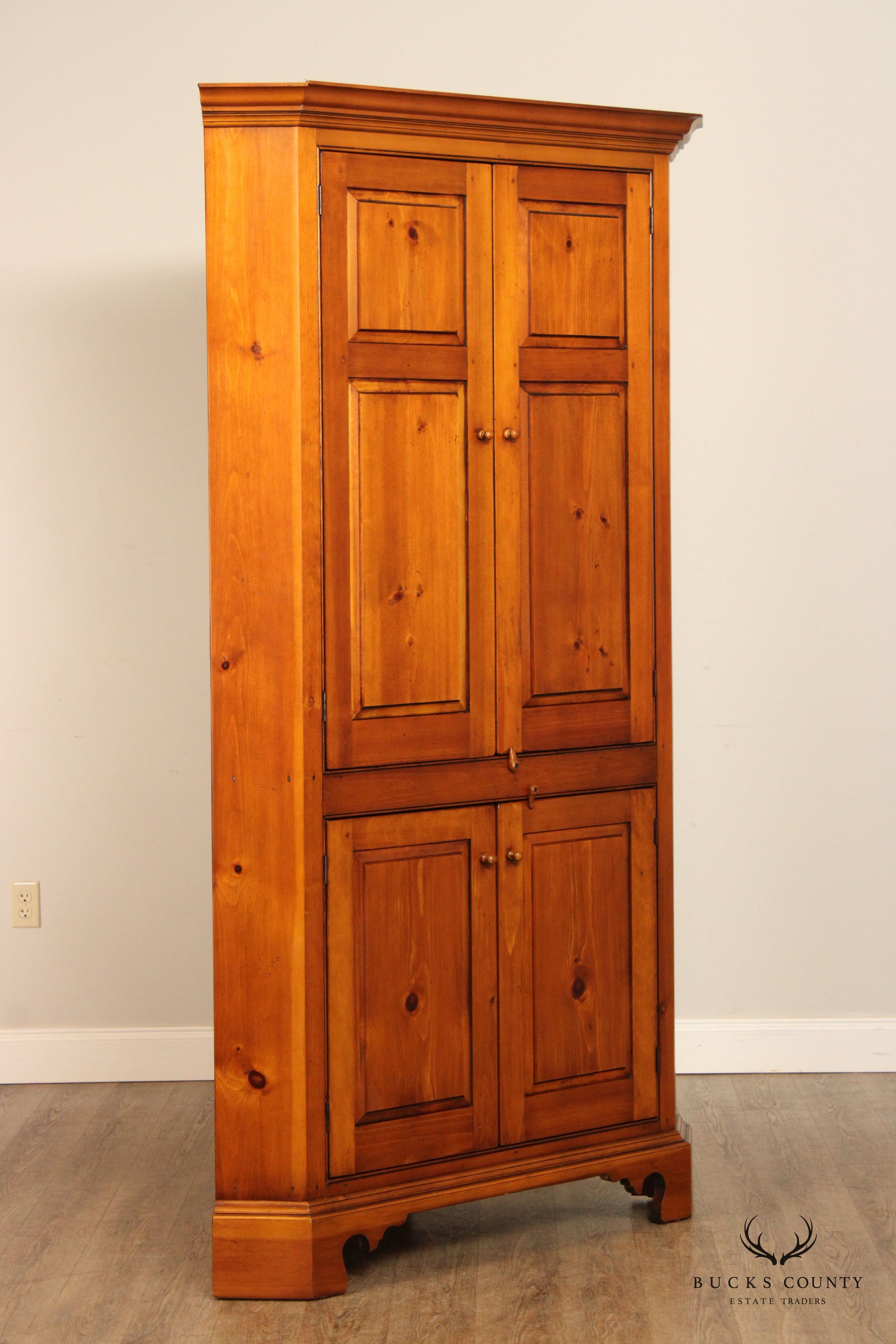 William Draper 'Country Classics' Pine Corner Cupboard