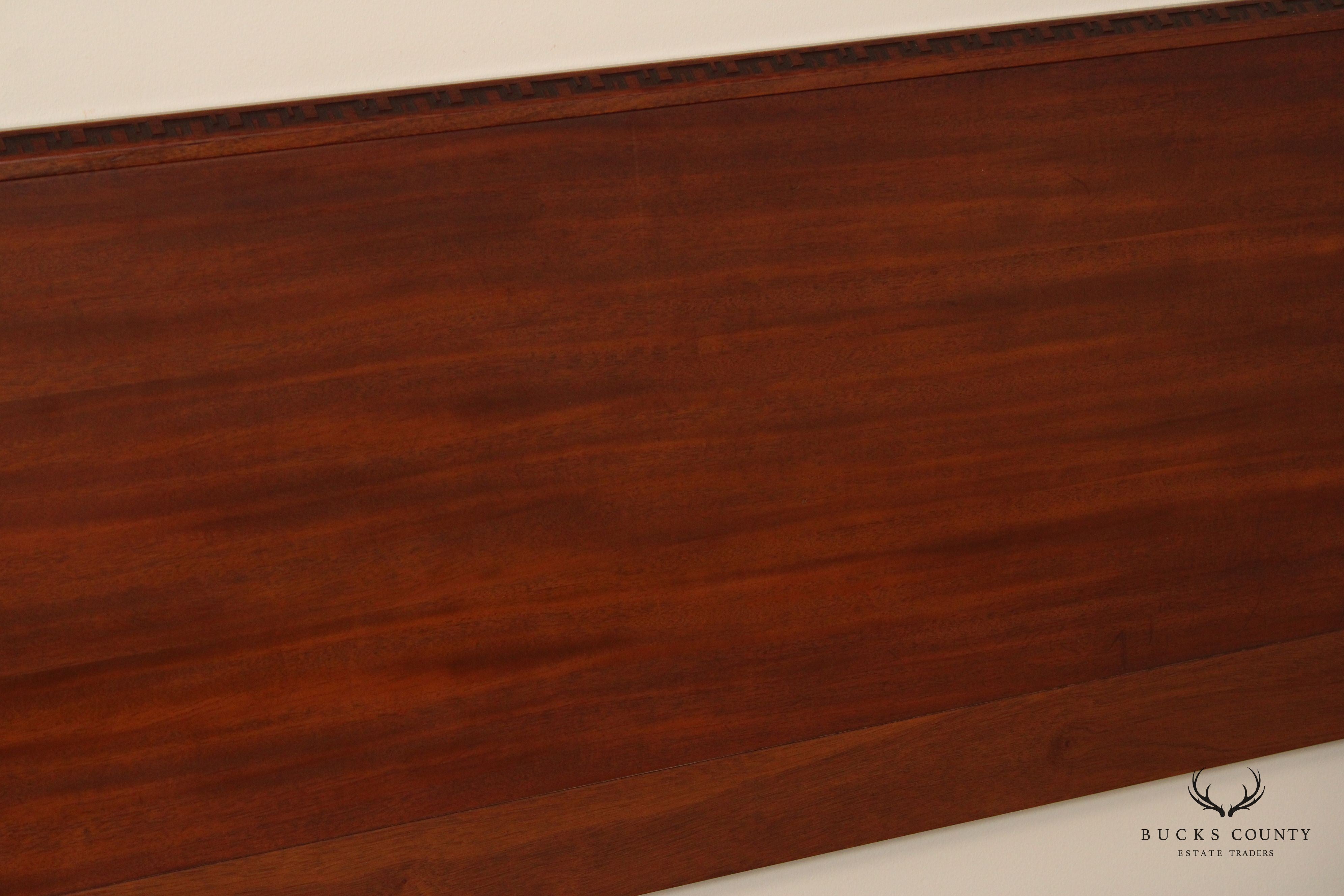 Heritage Henredon by Frank Lloyd Wright Full-Size Mahogany 'Taliesin' Headboard