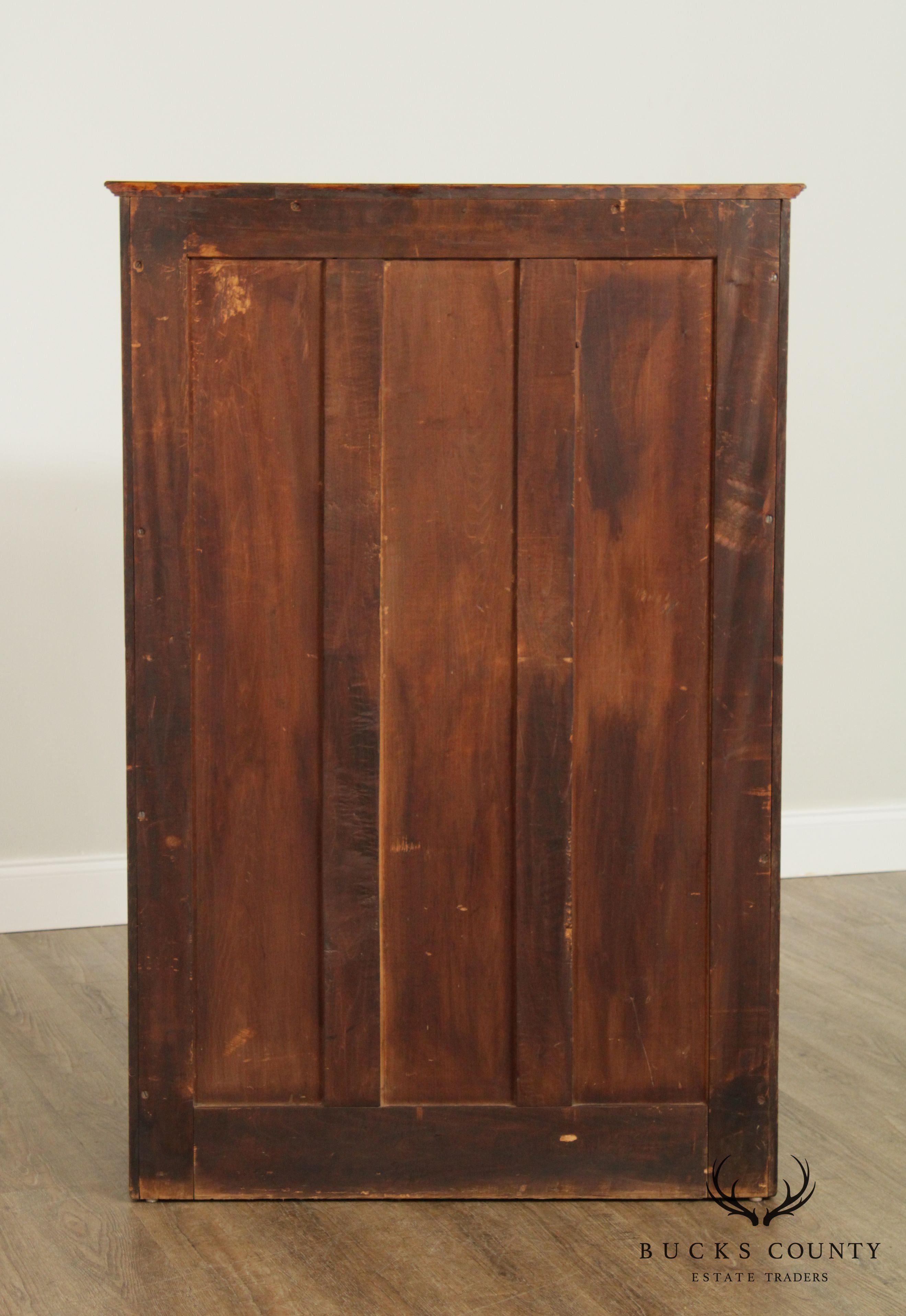 Lang Antique Oak 24 Drawer Document File Cabinet