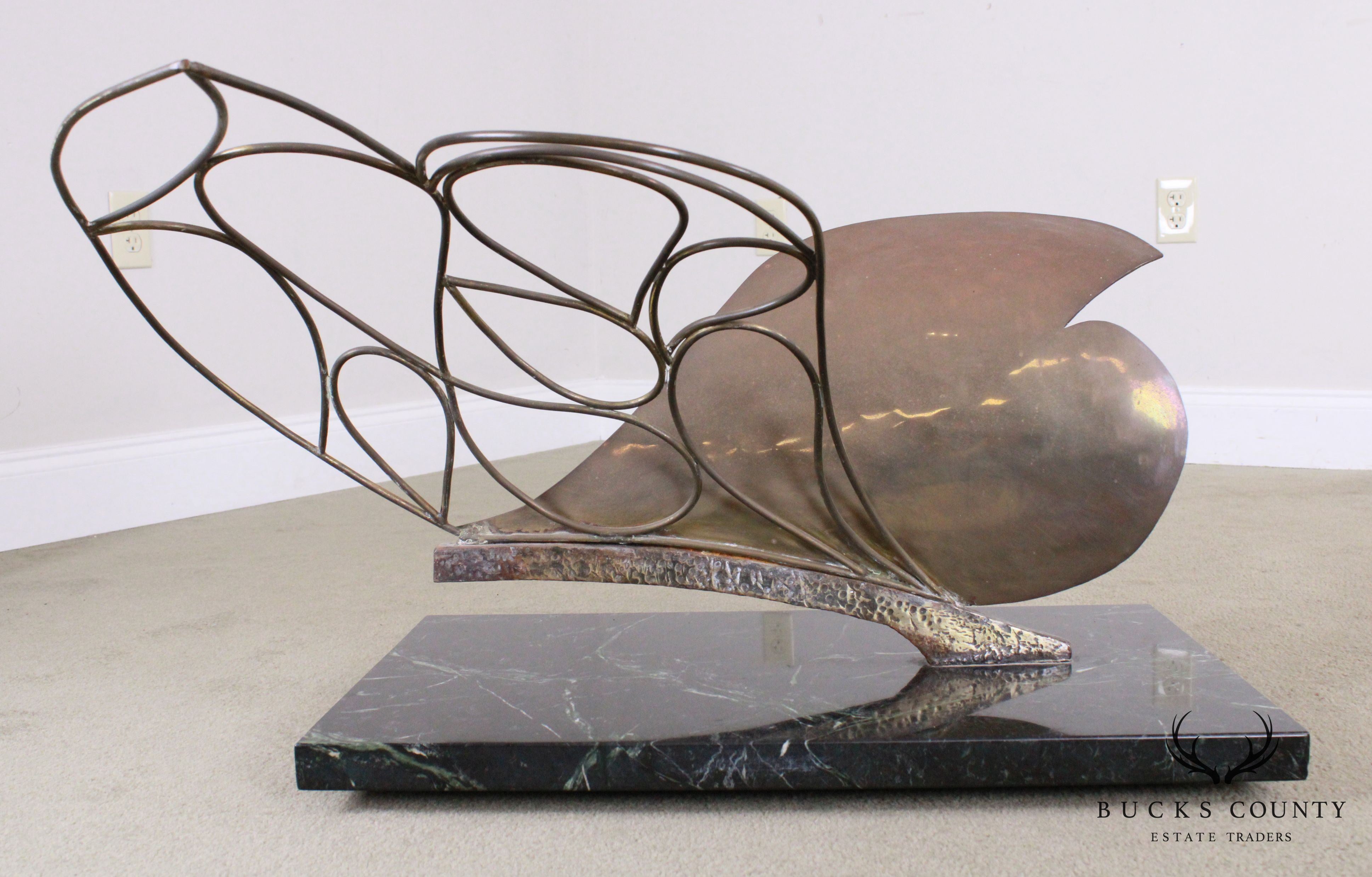 Postmodern Bronze Abstract Sculpture