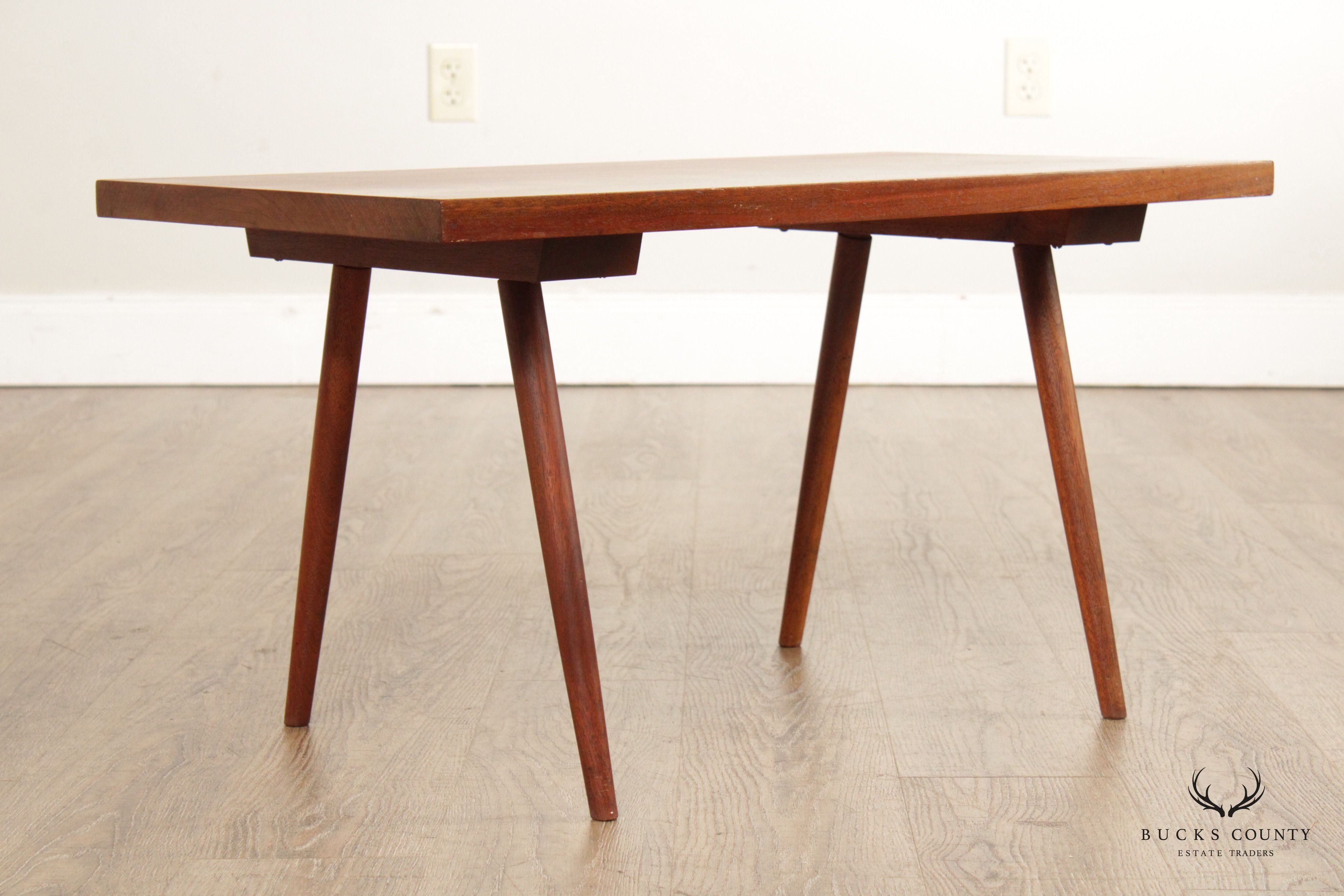 New Hope School Mid Century Walnut Coffee Table