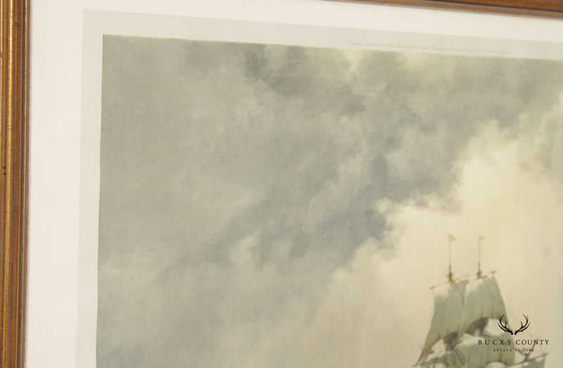 Montague Dawson 'The Gallant Mayflower' Sail Ship Lithograph