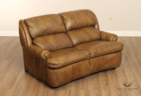Hancock & Moore Leather Reclining Loveseat Sofa