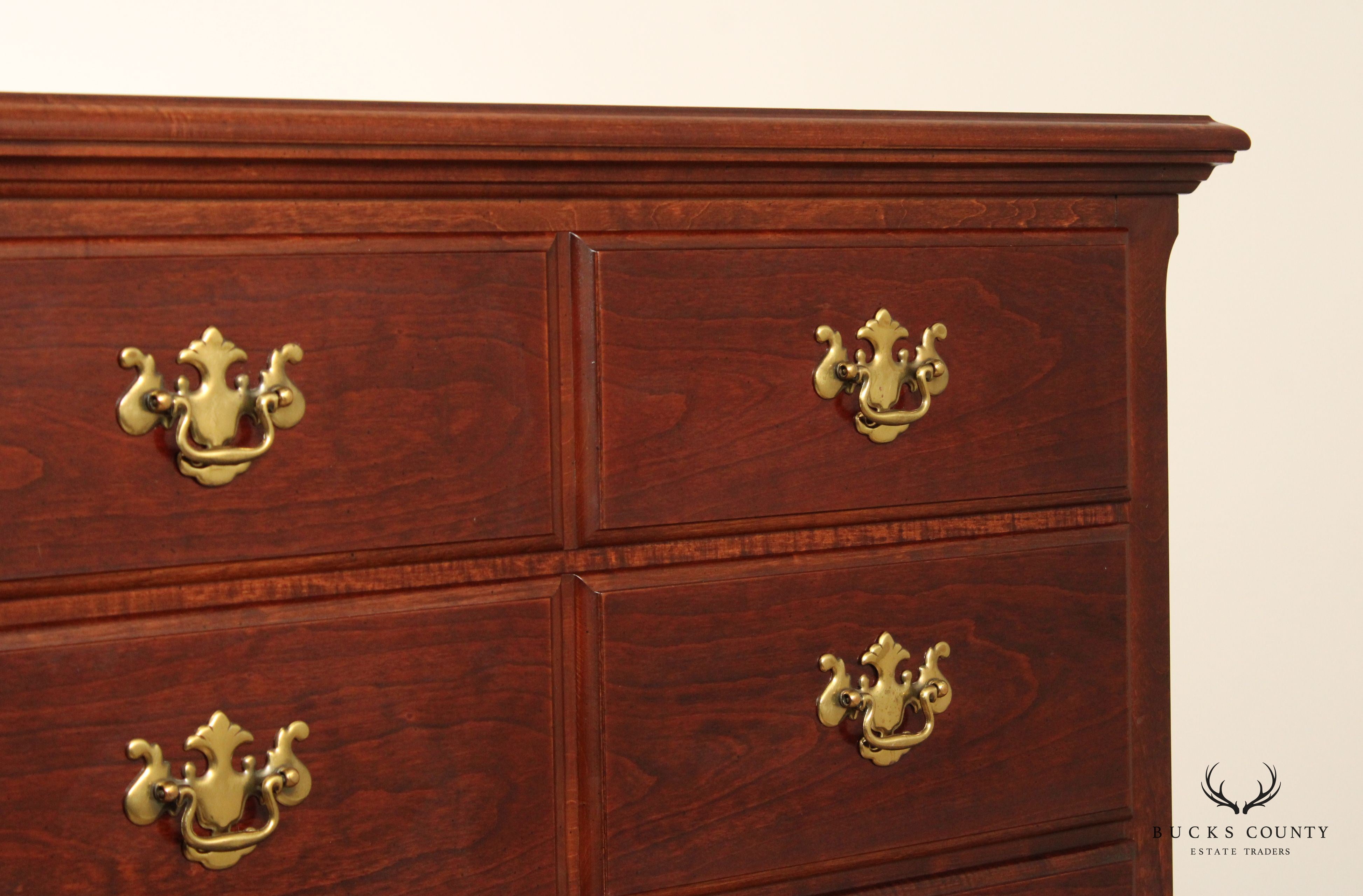 Thomasville 'Winston Court' Chippendale Style Cherry Tall Chest