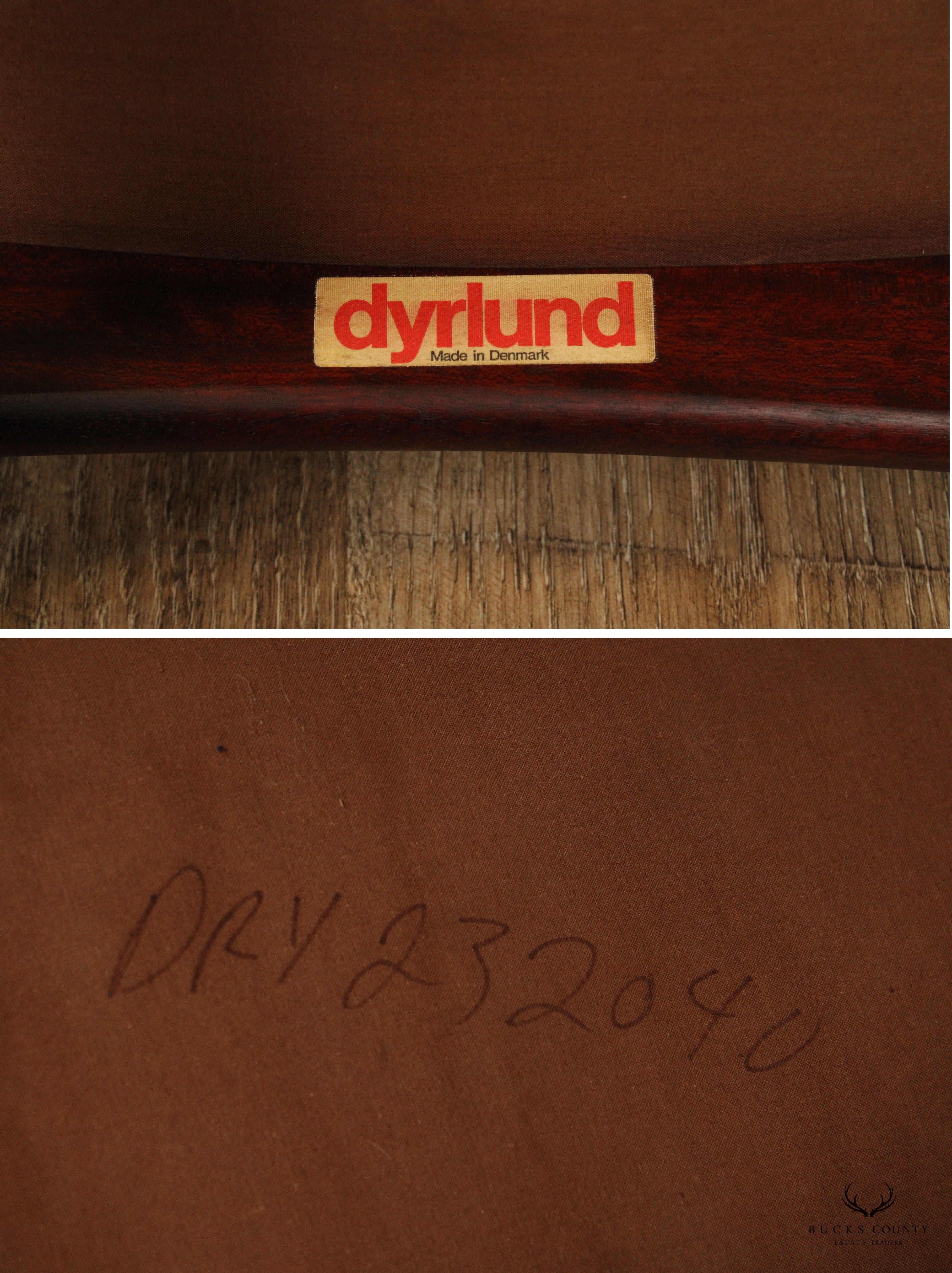 Dyrlund Danish Modern Rosewood  Side Chair