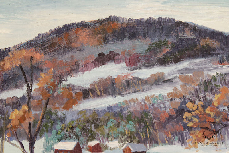 Ann Yost Whitesell 'Bethlehem Landscape' Original Oil Painting