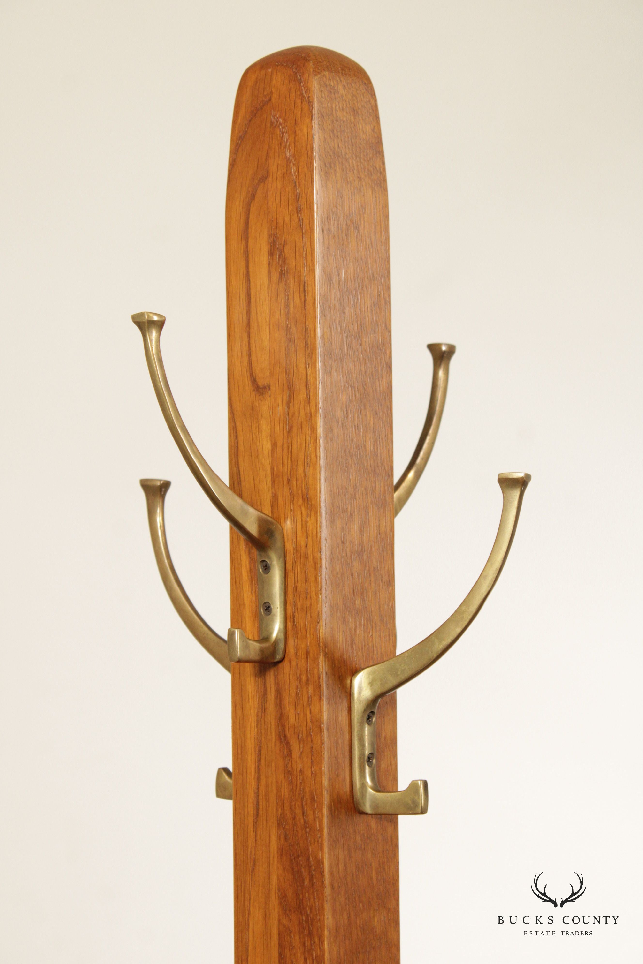 Stickley Mission Collection Oak Single Costumer Coat or Hat Rack