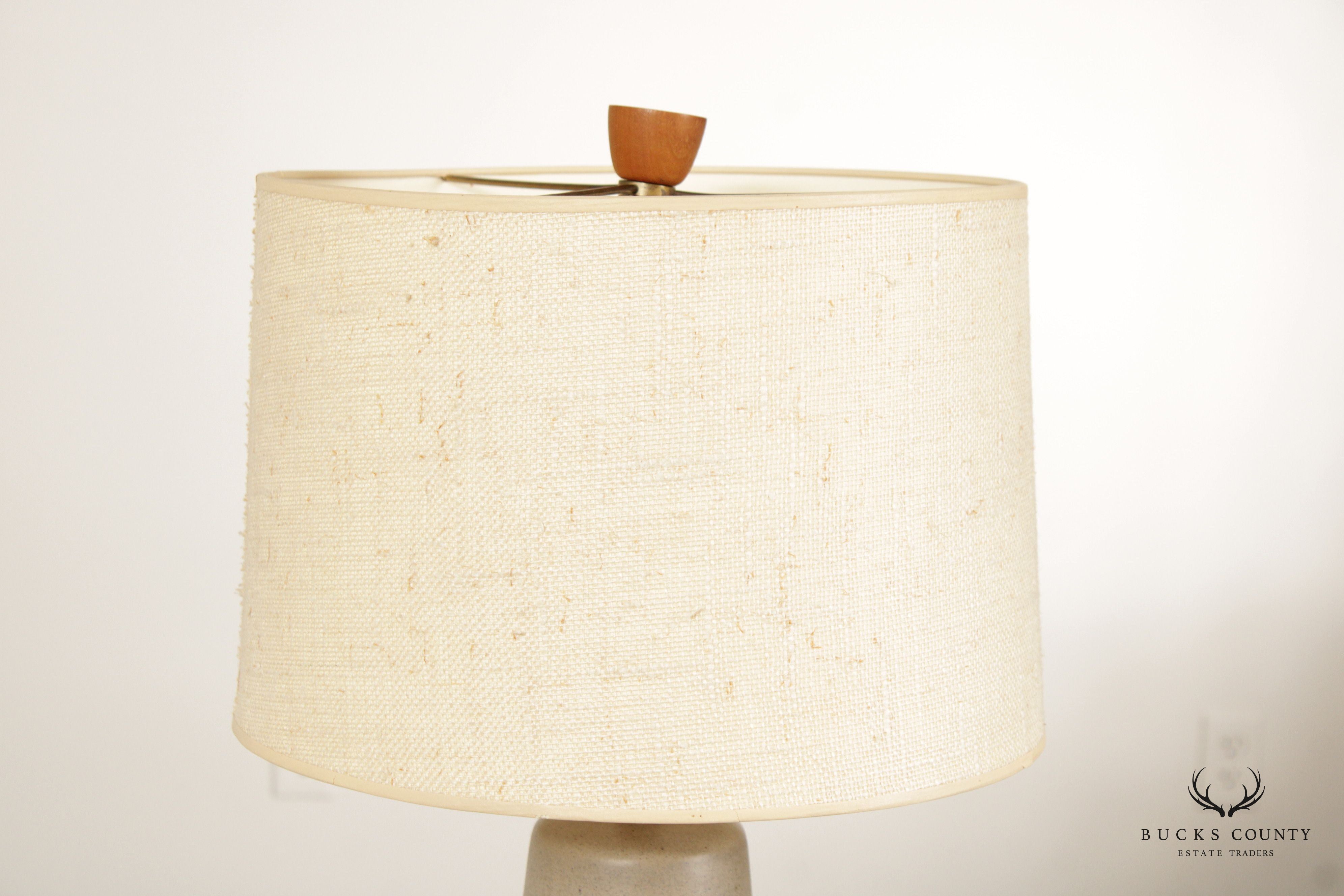 Jane and Gordon Martz Mid Century Modern Glazed Stoneware Table Lamp