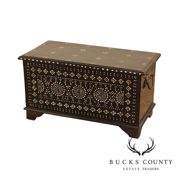 Antique Middle Eastern Mother of Pearl Inlaid Chest
