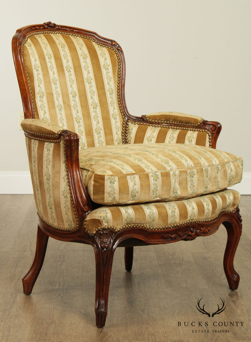 French Louis XV Style Quality Vintage Bergere Chair – Bucks County Estate  Traders