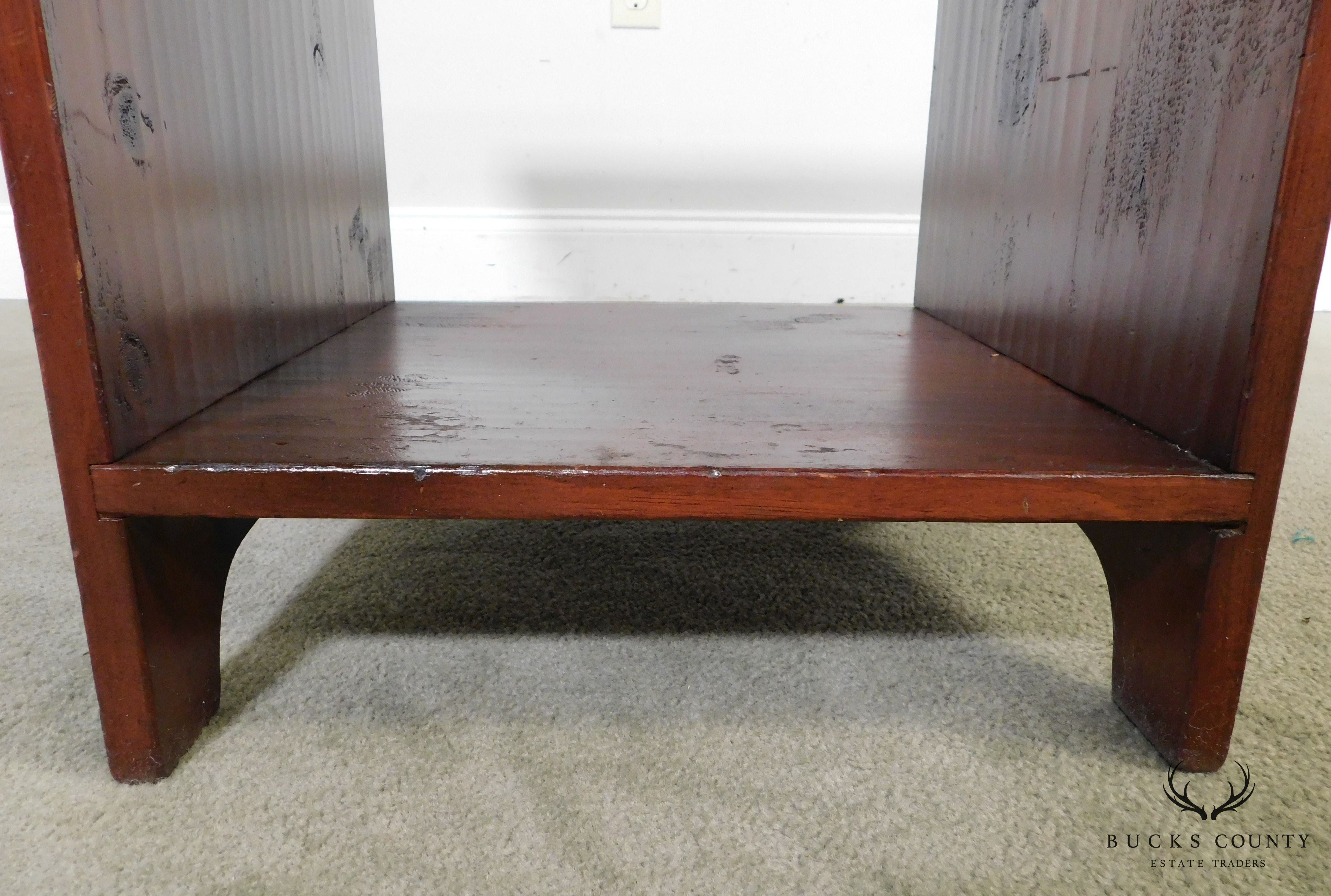 Country Pine Custom 2 Tier Side Table