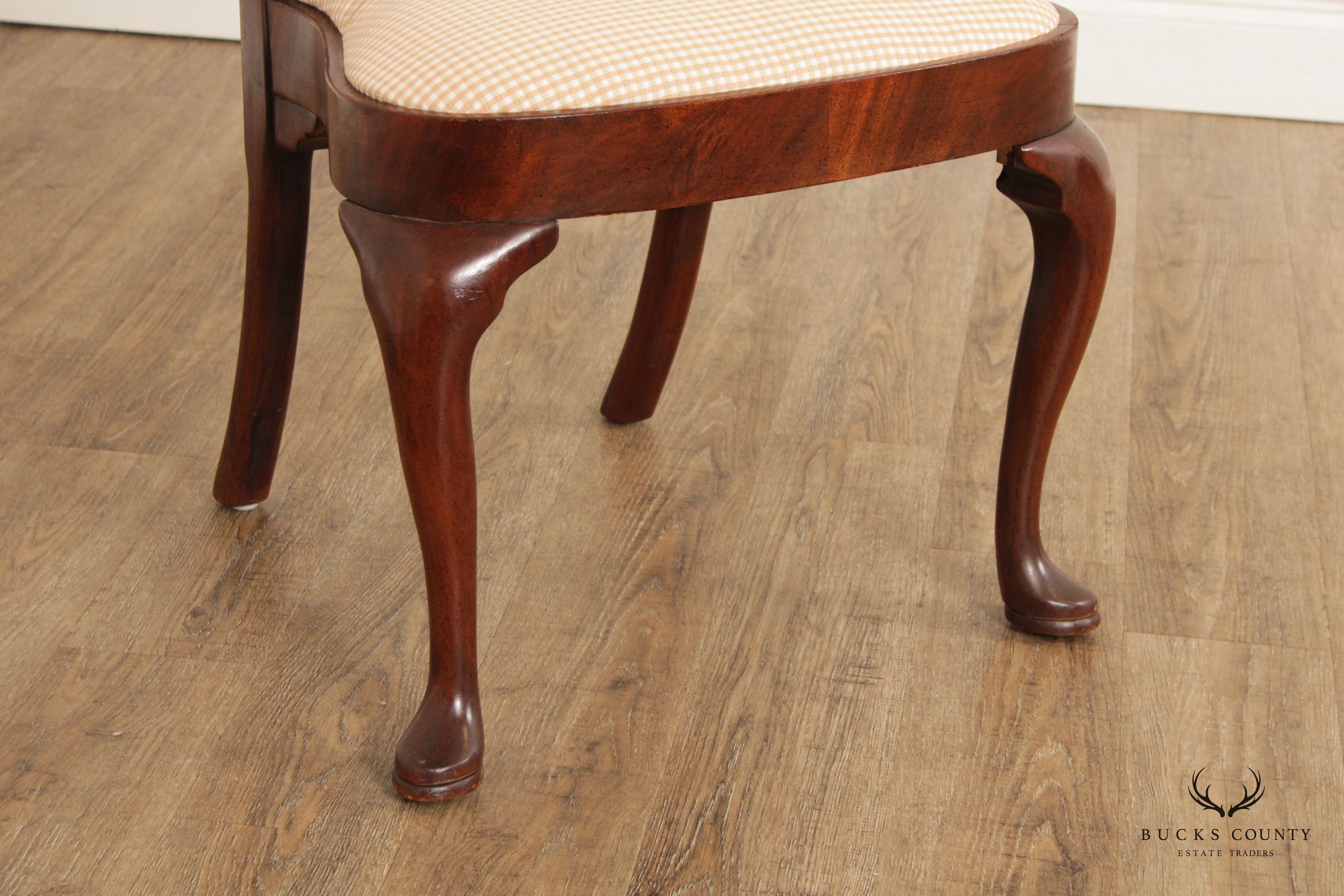 Hickory Chair Queen Anne Style Mahogany Side Chair