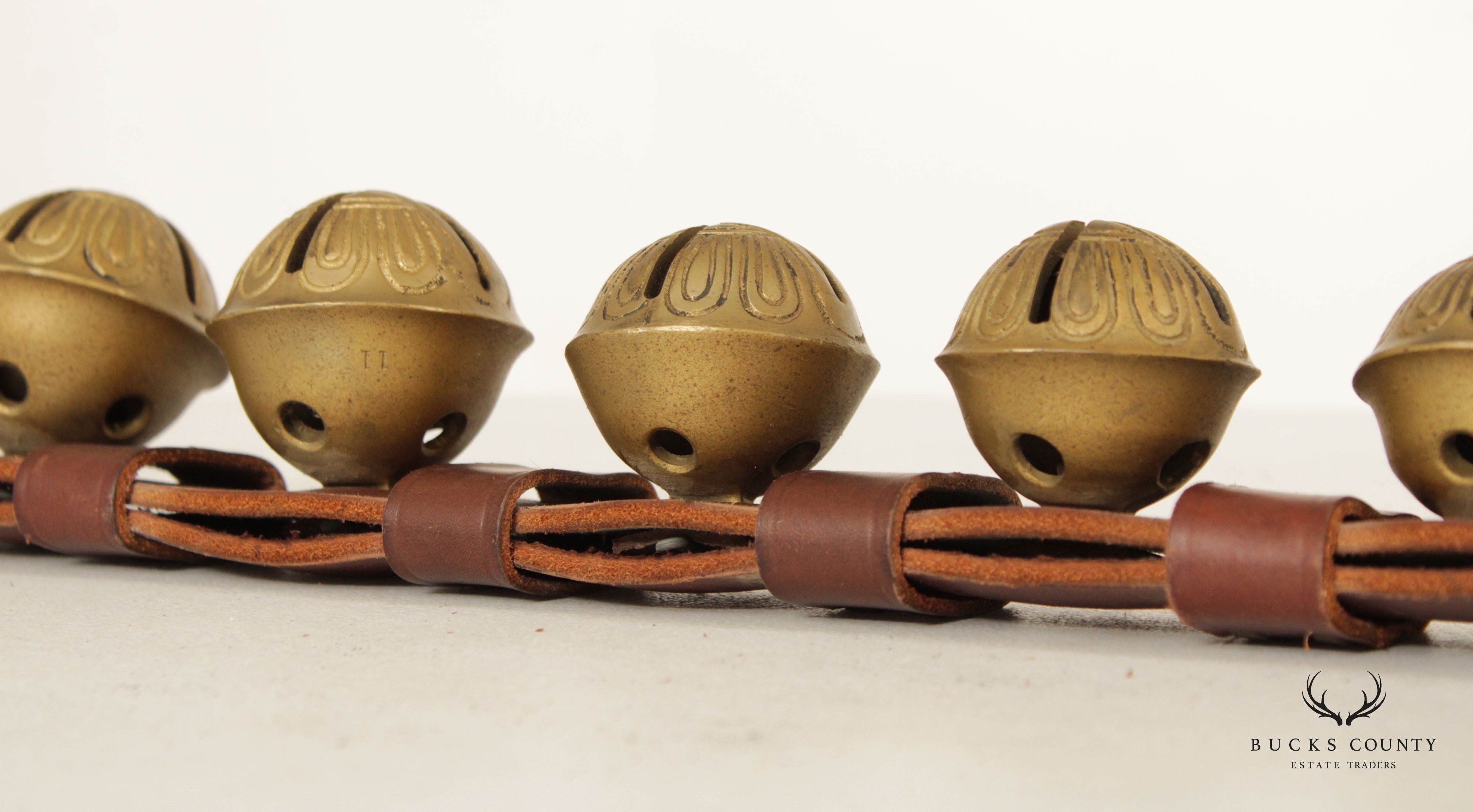 Vintage Brass Sleigh Bells