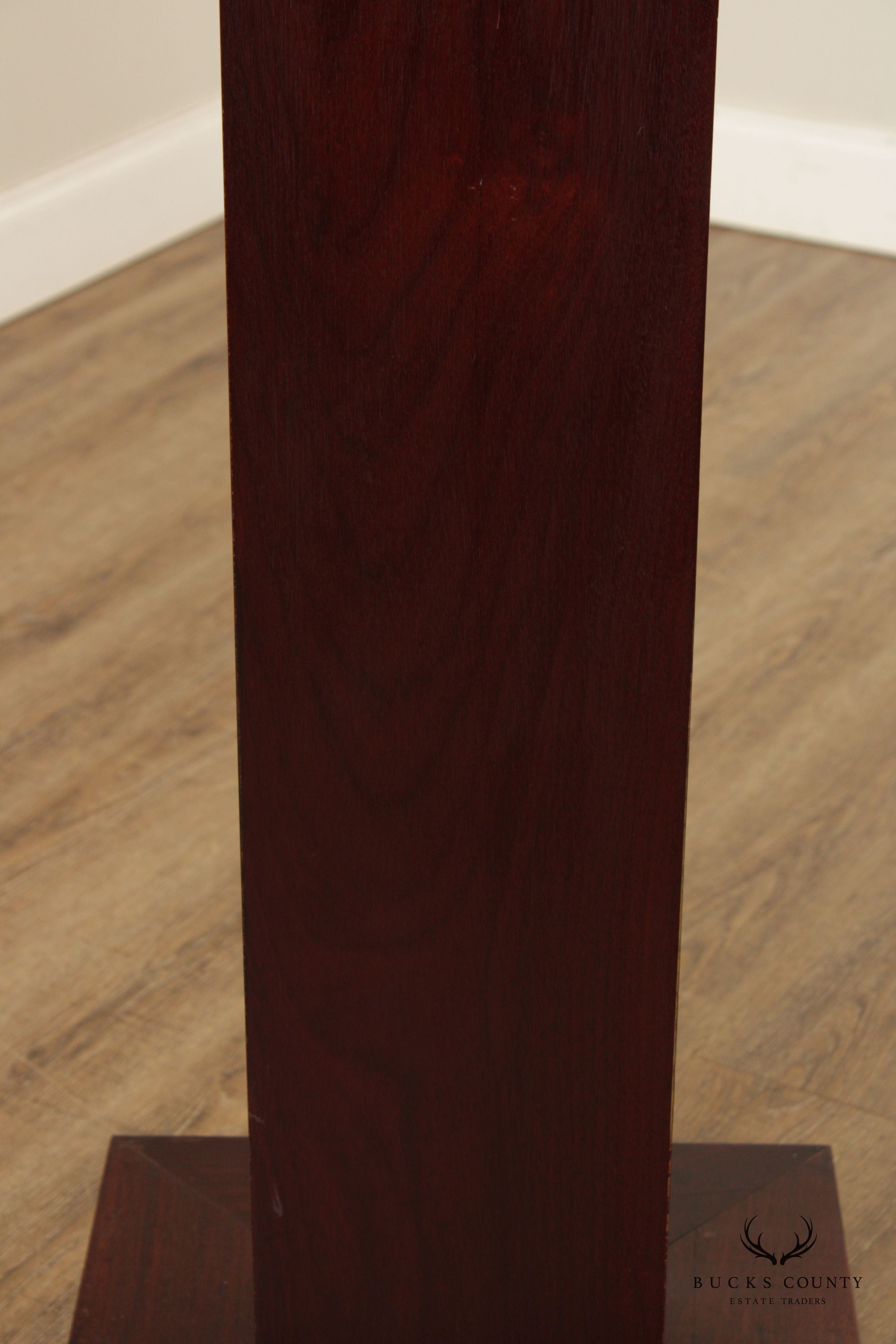 Mid Century Modern Rosewood Sculpture Pedestal