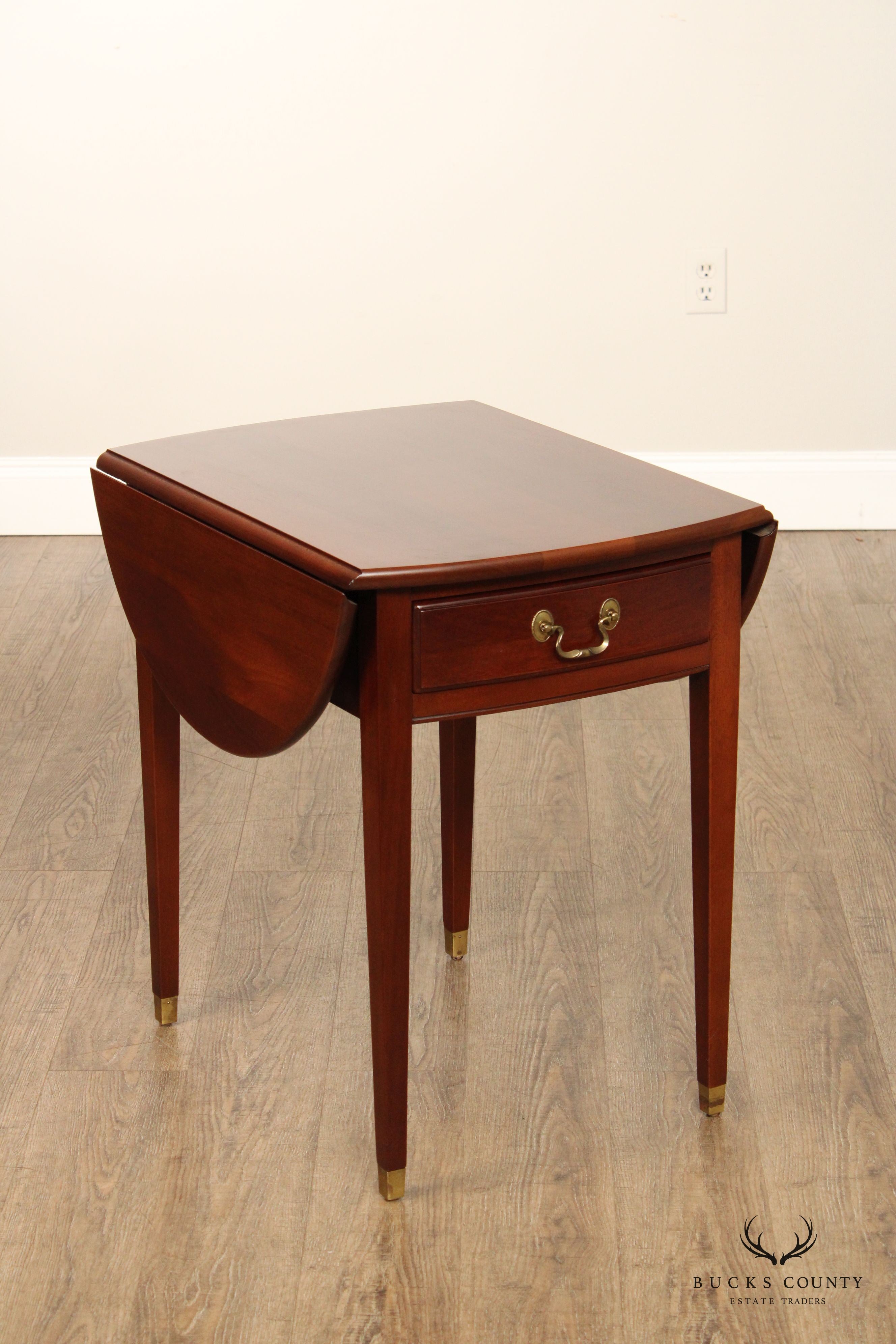 Link Taylor Heirloom Vintage Pembroke Federal Style Side Table