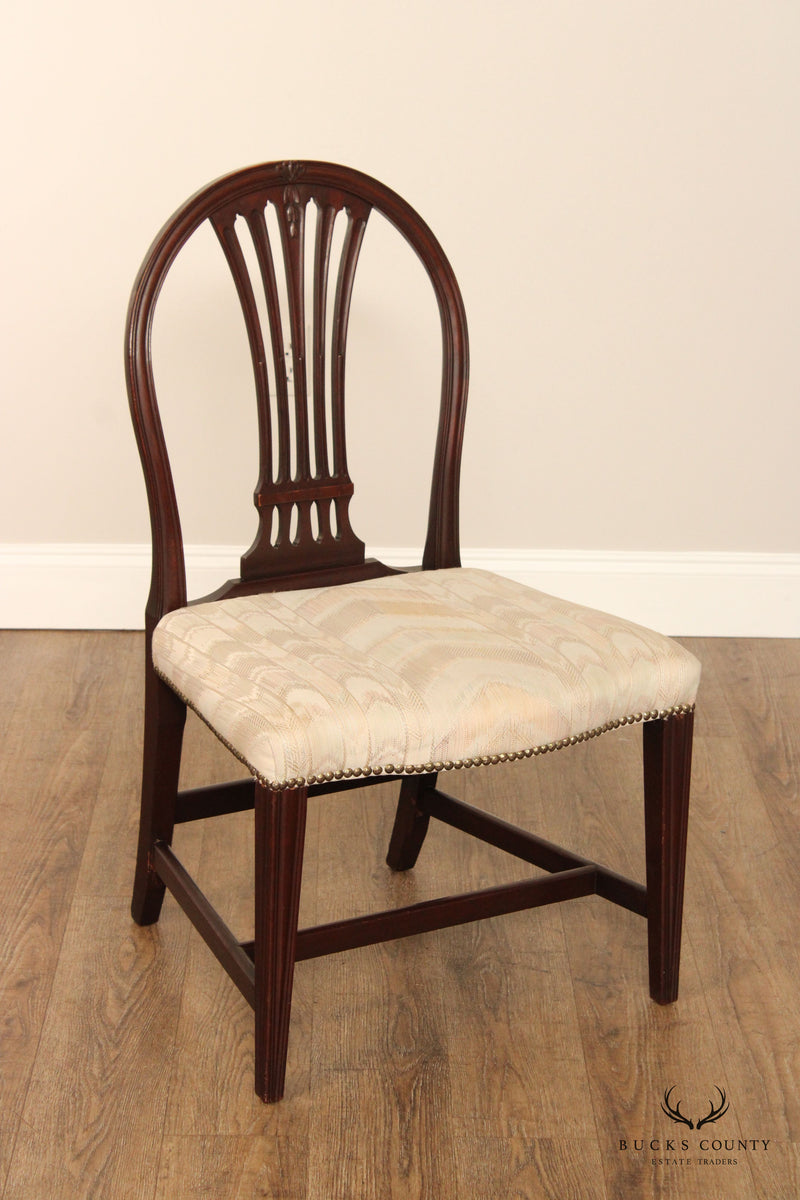 Georgian Style Set of Four Mahogany Dining Chairs