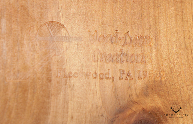 Wood-Denn Creation Custom Crafted Pine Cupboard